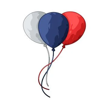 Balloon celebration illustration Stock Illustration