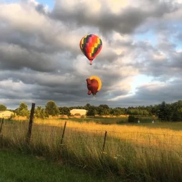 Balloon Chase Stock Photos