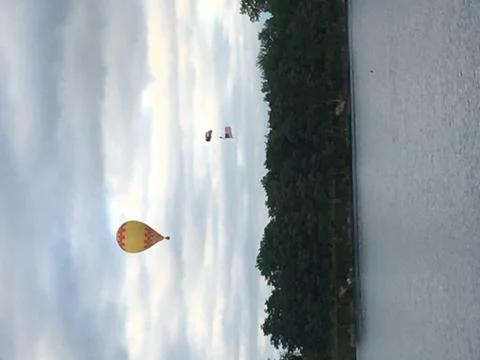 Balloon chase Stock Photos