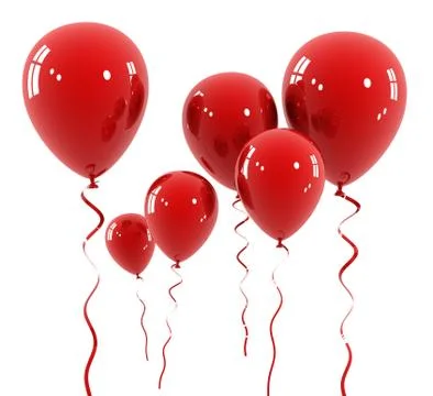 Balloon concept  3d illustration Stock Illustration