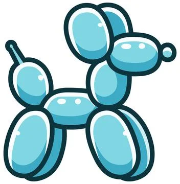 Balloon Dog Stock Illustration