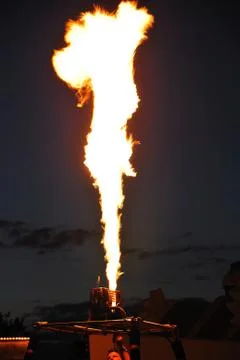 Balloon fire Stock Photos