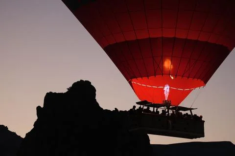 Balloon flame close up Stock Photos