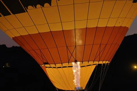 Balloon flame close up Foto stock