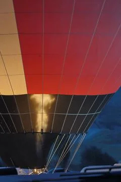 Balloon flame close up Stock Photos