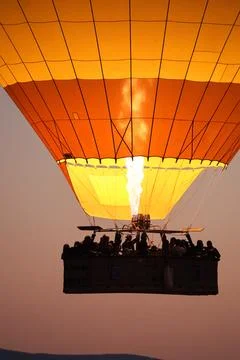 Balloon flame close up Stock Photos