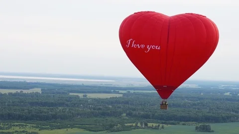 Balloon flight Stock Footage 124678997