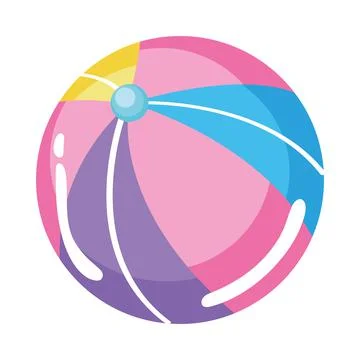 Balloon float pool Illustrazione stock