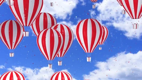 Balloon floating 스톡 동영상 84004981