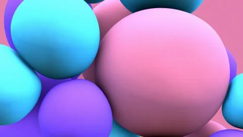 Balloon floating in motion Stock Illustration