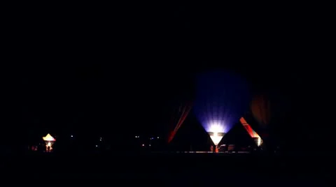 Balloon Glow Stock Footage