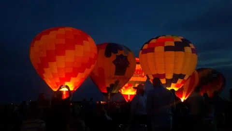Balloon Glow Stock Photos