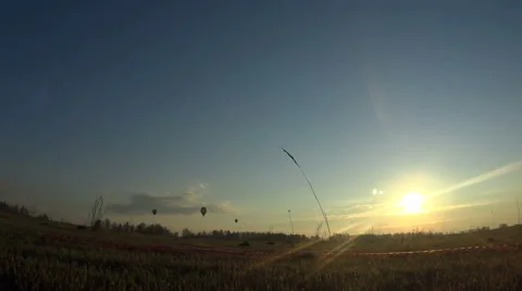 Balloon on the ground. Stock Footage 68781791