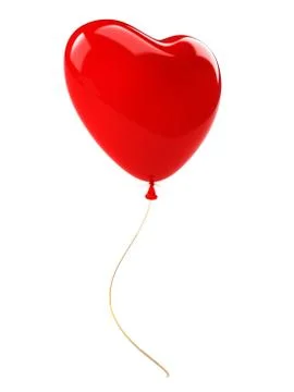 Balloon Heart Stock Illustration