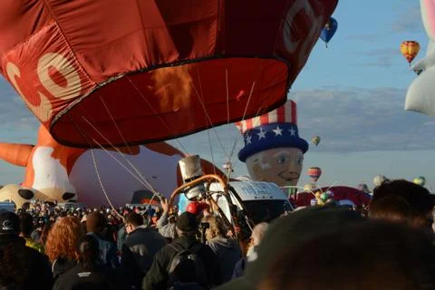 Balloon Heating Up Stockfoto's