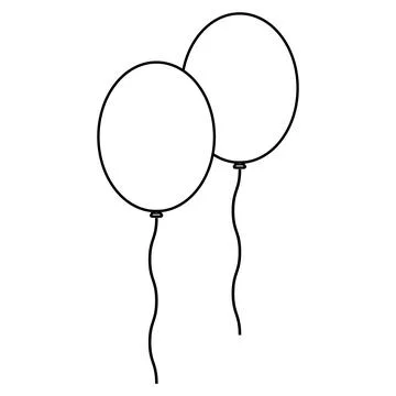 Balloon icon design Stock Illustration