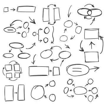 Balloon icon in hand drawn style. Round shaped handmade doodle vector illus.. Stock Illustration