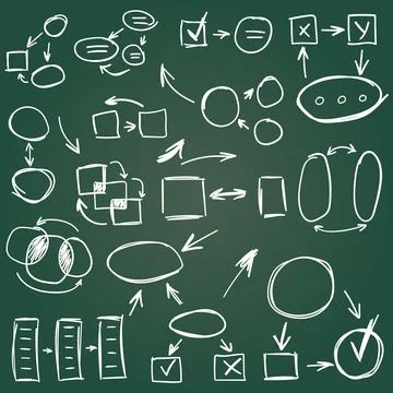 Balloon icon in hand drawn style. Round shaped handmade doodle vector illus.. Stock-Illustration