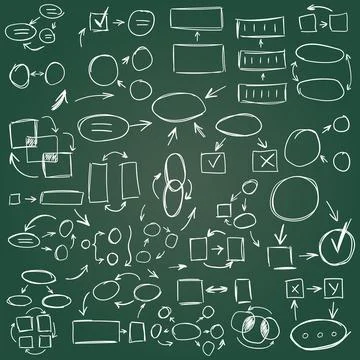 Balloon icon in hand drawn style. Round shaped handmade doodle vector illus.. Illustrazione stock