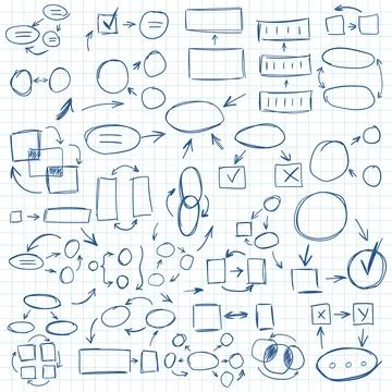 Balloon icon in hand drawn style. Round shaped handmade doodle vector illus.. Stock Illustration