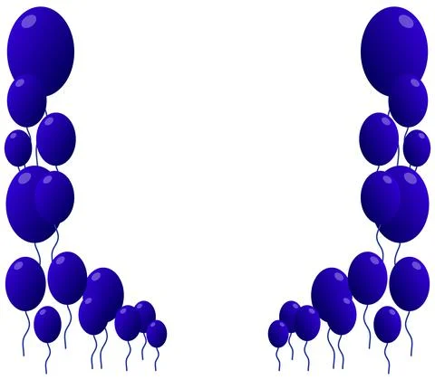 Balloon icon illustrated in vector on white background Stock Illustration