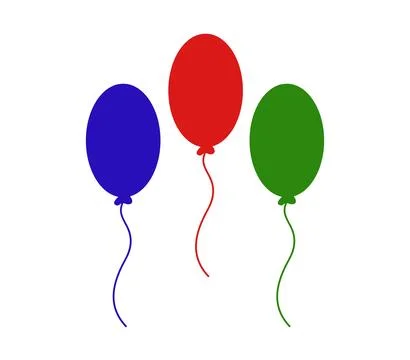 Balloon icon illustrated in vector on white background Stock Illustration