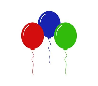 Balloon icon illustrated in vector on white background Stock Illustration