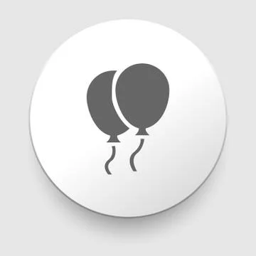 Balloon icon Stock Illustration