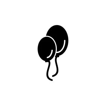 Balloon icon vector. air balloon icon isolated Stock Illustration
