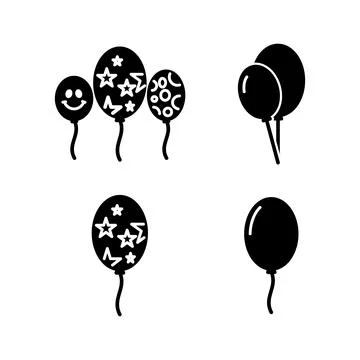 Balloon icon vector. air balloon icon isolated Stock Illustration