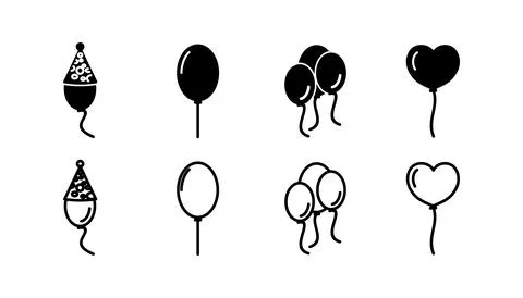 Balloon icon vector. air balloon icon isolated Stock Illustration