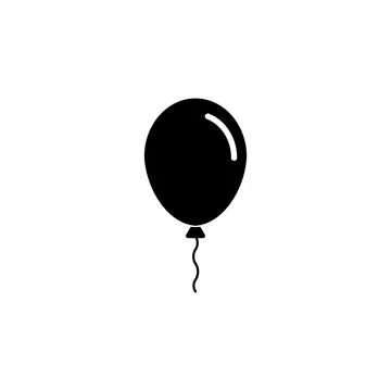 Balloon icon vector. party balloon icon decoration birthday vector. Balloon.. Illustrazione stock