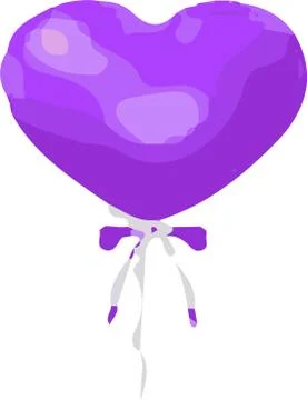 Balloon icon on white background Stock Illustration