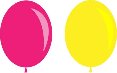 Balloon icon on white background Stock Illustration