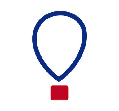 Balloon icon on white Stock Illustration