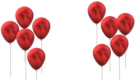 Balloon illustration Stock Illustration