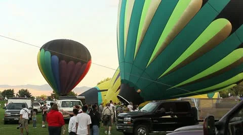 Balloon inflation Video stock 17874008