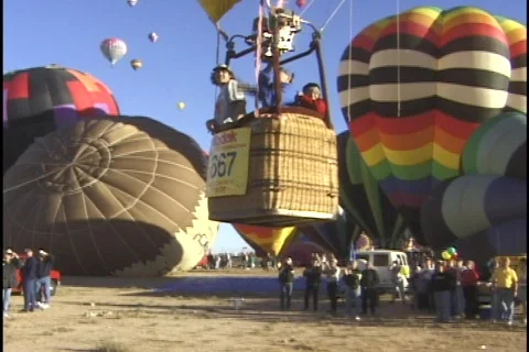 Balloon Launch Stock Footage 148831