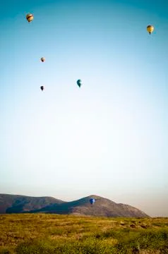 Balloon launch Stock Photos