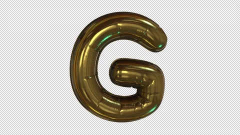 Balloon Letter G Stock Footage 266303281