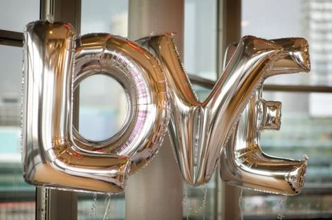 Balloon love Stock Photos