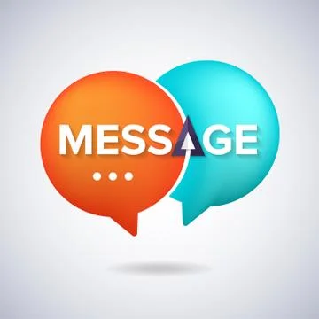 Balloon Message Display Stock Illustration