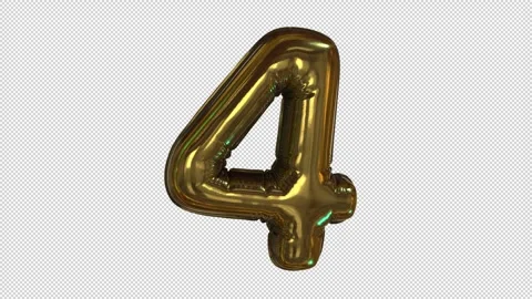 Balloon Number 4 Stock-Footage 266251268