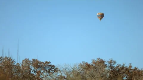 Balloon Over Bosque Stock Footage 47514596