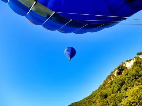 Balloon Overhead! Stock Photos