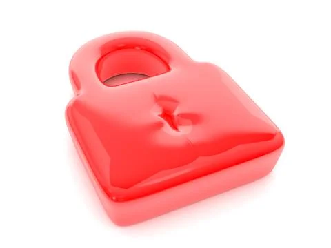 Balloon padlock symbol Stock Illustration