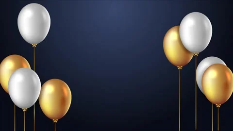 Balloon party decoration animation background in 4k 動画素材 246728666