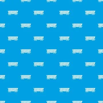 Balloon pattern seamless blue Stock Illustration