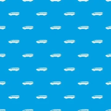 Balloon pattern seamless blue Stock Illustration