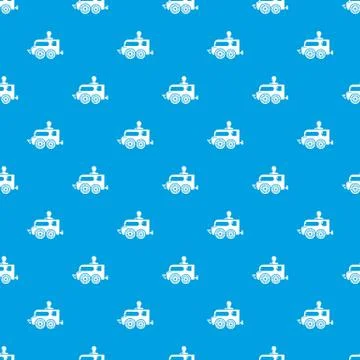Balloon pattern vector seamless blue Illustrazione stock